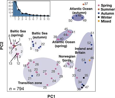 Ecological adaptation in cod and herring and possible consequences of future climate change in the Baltic Sea